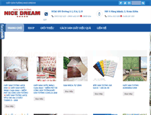 Tablet Screenshot of giaydantuong-nicedream.com